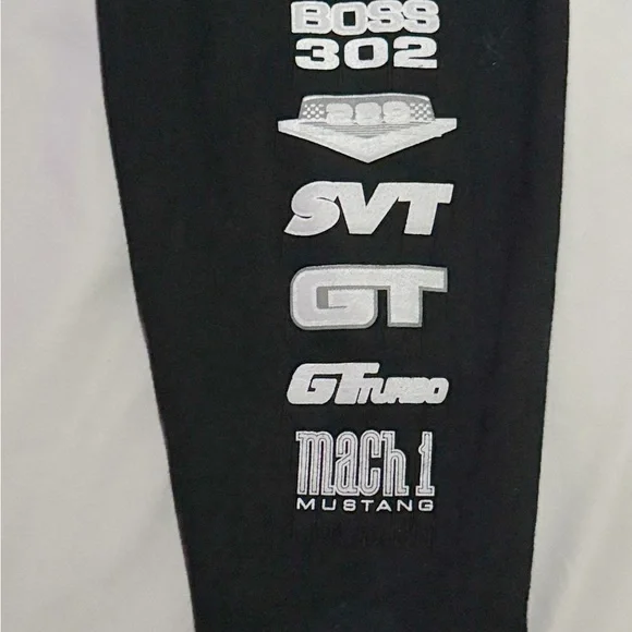 Mustang Black Zip Up Sweater Size Small - Picture 6 of 13